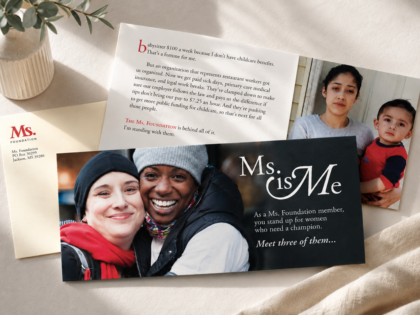 Ms. Foundation — direct mail